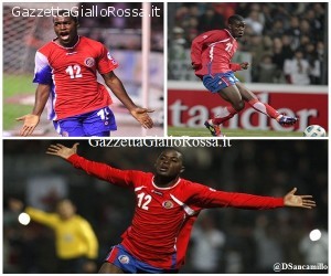 Campbell con la maglia della Costa Rica