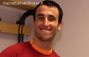 Ginobili con la maglia della Roma