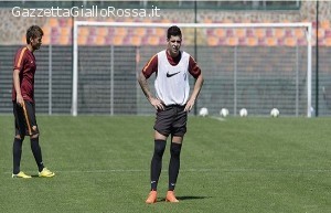 Iturbe in allenamento (foto asroma.it)