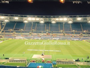 L'Olimpico prima di Roma-Cesena