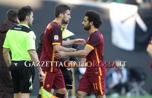 Strootman e Salah