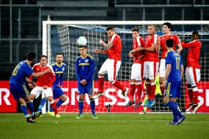 Pjanic in gol con la Bosnia