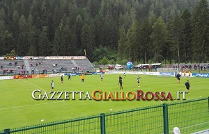 allenamento giorno 6 ritiro pinzolo as roma