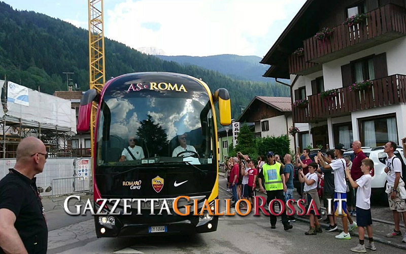 La Roma arriva a Pinzolo